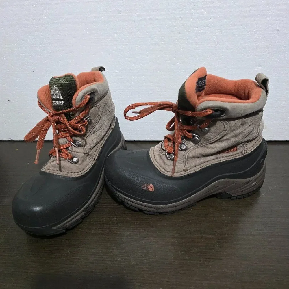 The North Face Waterproof Heat Seeker 200 Gram Insulated Beige Boots Kids 2